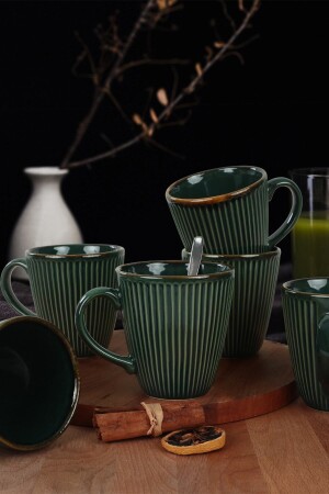 Emerald Myra Mug 10 Cm 6 Pieces - Keramika