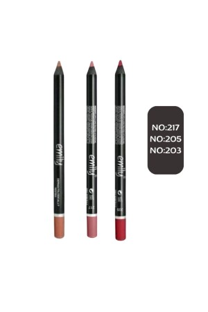 Emily Lip Pencil 3er-Pack Nr. 203-205-217 Eml-3er-Pack - Golden Rose