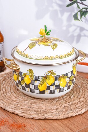 Enamel Pot 20 Cm Linda Collection LindaTncre - Miss Betty
