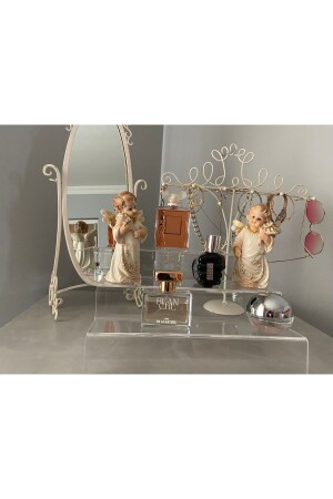 Enblur Ozmrt Plexi Transparent Ladder Display Stand 3 Steps 30 Cm 235556 - SOLİDCLASS
