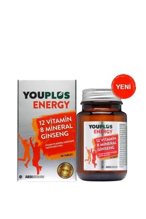 Energy 12 Vitamin 8 Mineral Ginseng 30 Tablet - Youplus