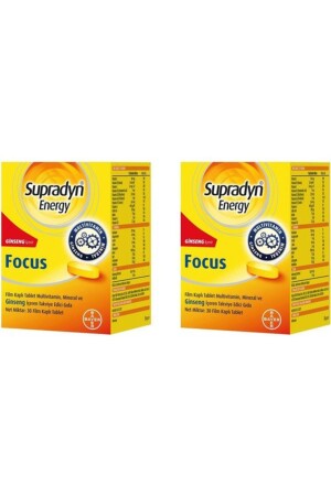 Energy Focus 30 Tablets 2 Boxes Suprafocus2li - Supradyn
