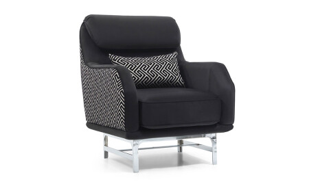 England Black Luxury Armchair - Cadde Yıldız