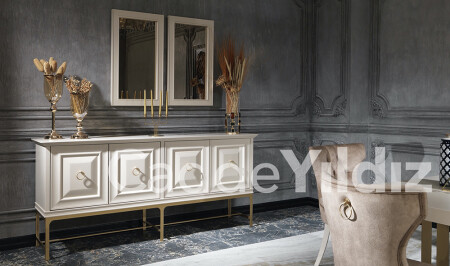 England Cream Luxury Console - Cadde Yıldız