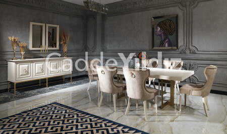 England Cream Luxury Dining Room - Cadde Yıldız