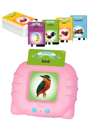 English Speaking Voice Flash Cards - 112 Cards 224 Visuals (pink) TYC44GV4PN169280434594659 - iyitoys