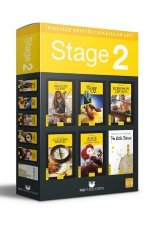 English Story Set Stage 2 (BOXED SET 6 BOOKS) - Mk Publications
