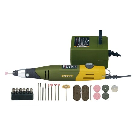 Engraving kit with PROXXON MICROMOT 60/E 12V - PROXXON MICROMOT