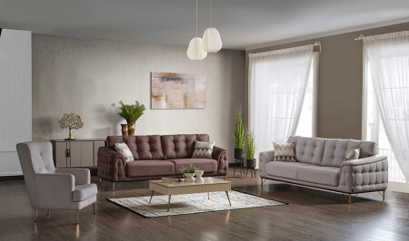 Enjoy Living Room Set Metal Case - Cadde Yıldız