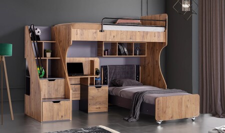 Enna Compact Bunk Bed - Cadde Yıldız