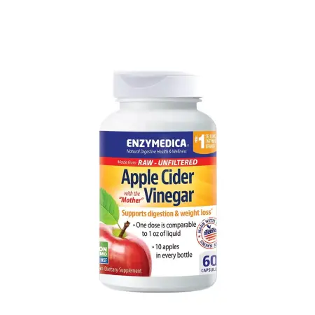 Enzymedica Apple Cider Vinegar (60 Capsules) - Enzymedica