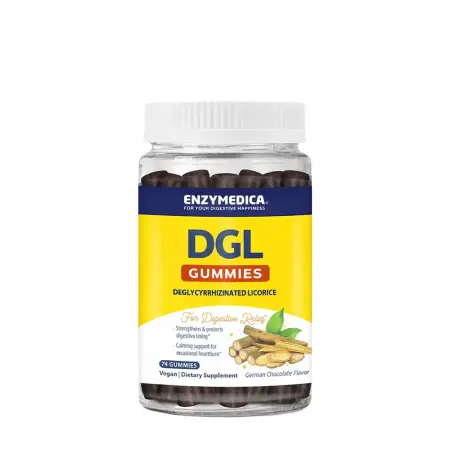 Enzymedica DGL Gummies (74 gummies, German Chocolate) - Enzymedica