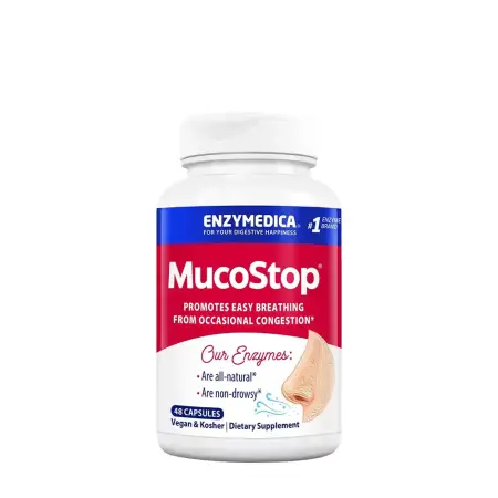 Enzymedica MucoStop® (48 capsules) - Enzymedica