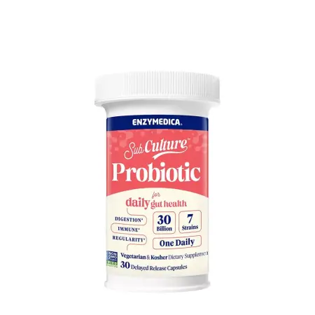 Enzymedica SubCulture™ Probiotic for Daily Gut Health (30 Capsules) - Enzymedica