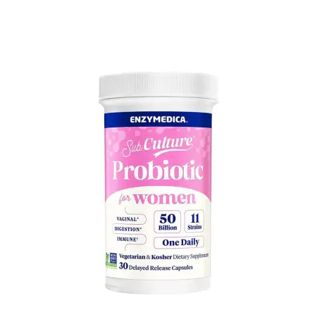 Enzymedica SubCulture™ Probiotic for Women (30 Capsules) - Enzymedica