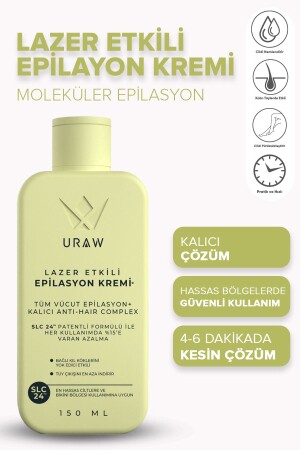 Epilation Cream with Laser Effect (Cream with Hair Removal and Hair Removal Effect) - Uraw