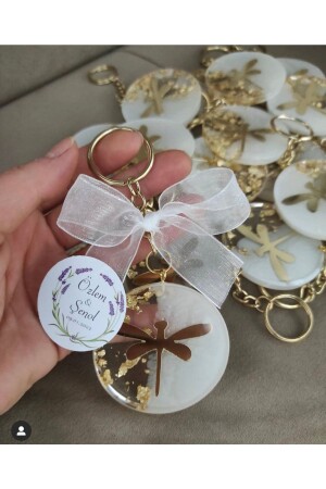 Epoxid-Schlüsselanhänger, 25 Stück, Versprechen, Verlobung, Hochzeit, Henna, Hochzeitsgeschenk, Koran-Souvenir, Beschneidung, Mevlüt - Masalsı Concept