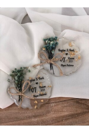 Epoxy Magnet 25 Pcs Promise Engagement Wedding Henna Wedding Gift Quran Souvenir Circumcision Mevlüt - Denseden