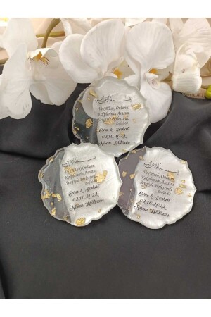 Epoxy Magnet 25 Pieces Promise Engagement Wedding Henna Wedding Gift Quran Souvenir Circumcision Mevlüt - ZEKAAVM