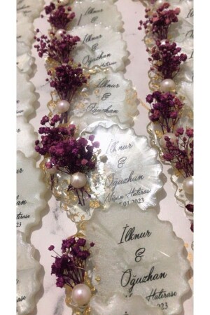 Epoxy Magnet 30 Pcs Promise Engagement Wedding Henna Wedding Gift Quran Souvenir Circumcision Mevlüt - Merkez Hediyelik
