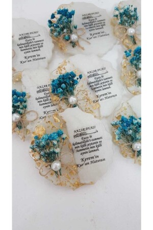 Epoxy Magnet Quran Souvenir 25 Words Engagement Wedding Henna Wedding Gift - Merkez Hediyelik