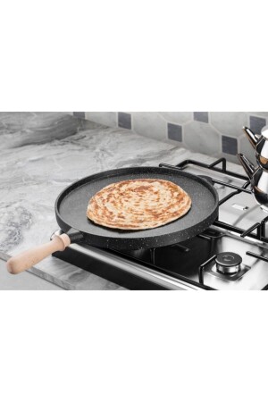Erato Cast Granite Double Sided Flatbread Pancake Grill Pan - Beren