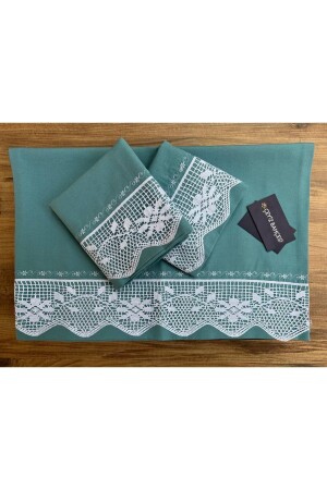 Erays Piccolo Double Duvet Cover Set Petrol Green CBKFDU - Çeyiz Bahçesi