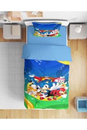 Erayshome Sonic Tek Kişilik Nevresim Takımı SNC3 - Erays Home
