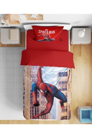 Erayshome Spiderman 3D-Einzelbettbezug-Set Spdrmn_N - Erays Home