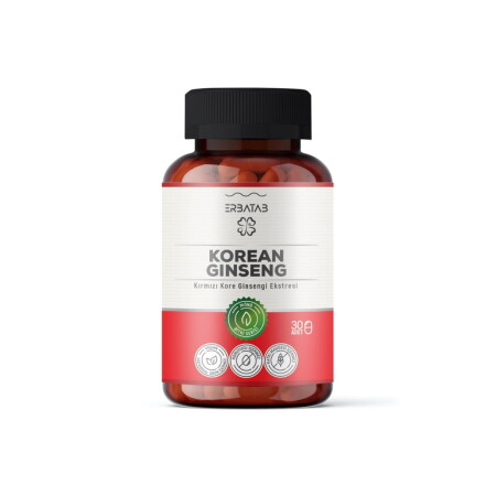 ERBATAB Korean Ginseng – Food Supplement Containing Red Korean Ginseng Extract - shifaah