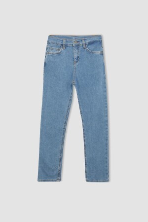 Erkek Çocuk Straight Fit Standart Paça Jean Pantolon B5626A824SM - Defacto