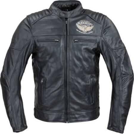 Erkek deri motosiklet ceketi W-TEC Black Heart Wings - Siyah - W-TEC Black Heart