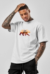 Erkek Oversize Staywild T-shirt OVRSZTSHRT13 - Pasage
