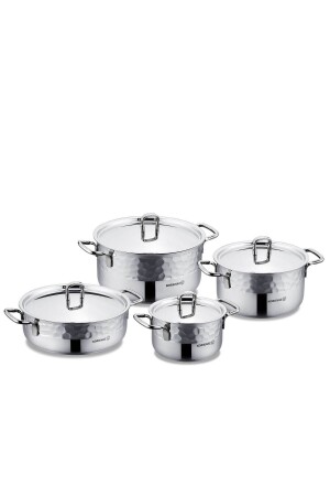 Erna 8 Piece Inox Cookware Set 9080203A1963-1 - KORKMAZ