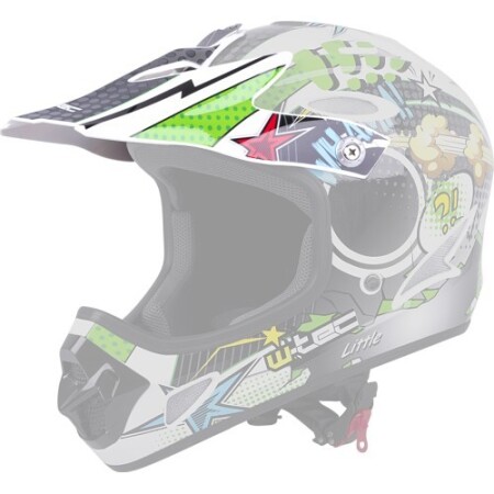 Ersatzvisier für FS-605 Helm W-TEC - Cartoon - W-TEC