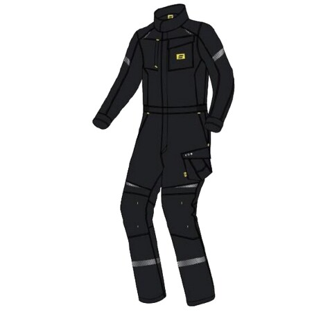 ESAB MW2000 fireproof coverall, black - ESAB