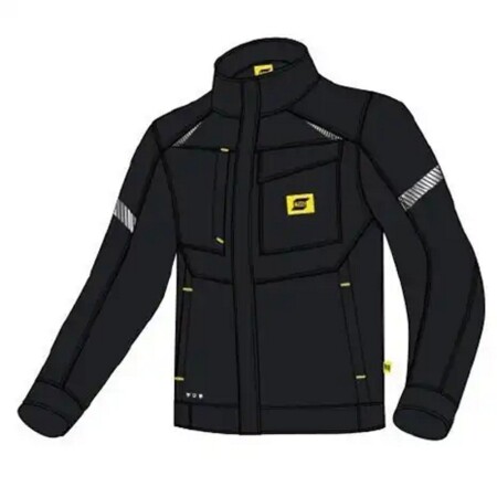 ESAB MW2000 FR feuerfeste Jacke, schwarz - ESAB