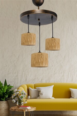 Escargot 3-Piece Pendant Lamp Chandelier Natural TYC00717700501 - hmydesign