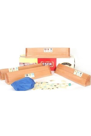 Eser Wooden Okey Set Large 467693 - Sedef Okey