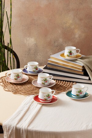 Esme Set of 6 Coffee Cups 100 Ml 153. 03. 05. 0218 - Karaca