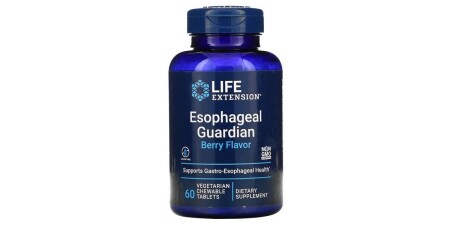 Esophageal Guardian, Beerengeschmack - 60 vegetarische Kautabletten - Life Extension