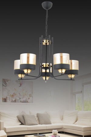 Esra 5 Li Moderne Pendelleuchte Kronleuchter ESRA 5 Li - ESSLİGHT