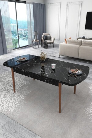 Esstisch aus Holz, Schmetterlingstisch, ausziehbarer Tisch für 6 Personen, 301005 - Renlife