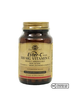 Ester-c Plus 500 Mg 50 Herbal Capsules 5186 - Solgar