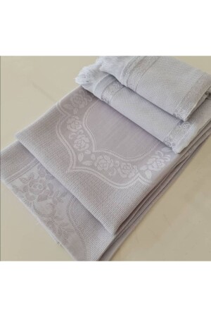 Etamin Gebetsteppich 4er-Set (Gebetsteppich, kleines Handtuch, großes Handtuch) TYC00380616662 - AYZEN HOME