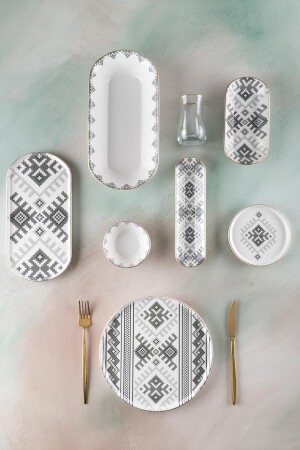 Ethnic 31-Piece Breakfast Set for 6 People - Acar