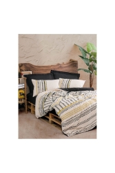 Ethnic Çift Kişilik Nevresim Takımı Elvira Siyah ELVİRA-SİYAH-ETHNIC-NEV-TAK-Ç.K - Cotton Box