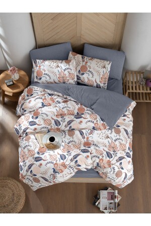 مجموعة غطاء مكنز واحد مع أوراق معززة ETRO - Mystory Home