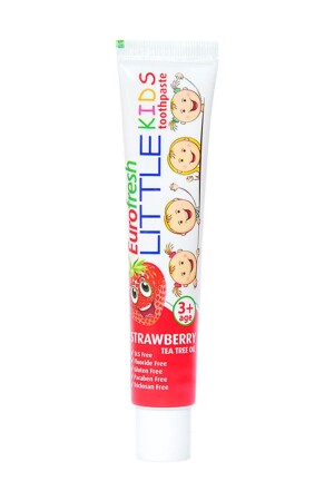 Eurofresh 3 Yaş Üzeri Çocuklar için Çilek Aromalı Diş Macunu- Little Kids 50 g 8690131674311 - Farmasi