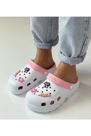 Eva Closed Front Double Sole Garden Bathroom Hospital Cook Slippers Cross Slippers Model 3figurlütvf - mustey